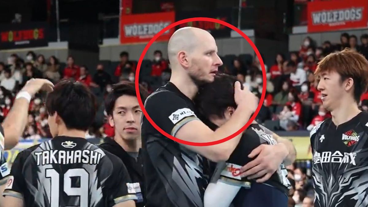 Bartosz Kurek pocieszał kompana po finale Pucharu Cesarza