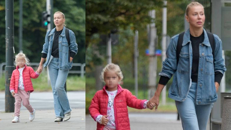 Katarzyna Warnke z córką