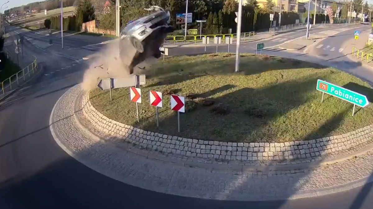 Wypadek był spektakularny. Wyrok jest mniej oszałamiający