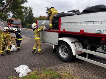Ulewny deszcz w śląskim. Nocą strażacy interweniowali blisko 200 razy