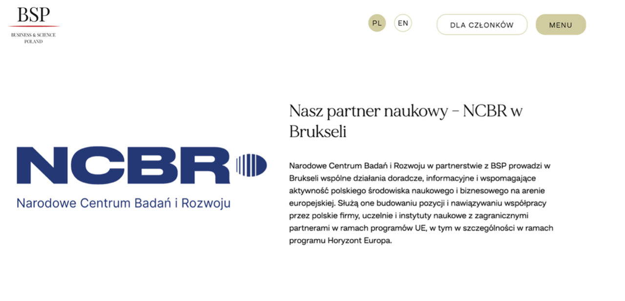 Związek chwali się współpracą z Narodowym Centrum Badań i Rozwoju. To nie tylko współpraca merytoryczna, ale w niektórych przypadkach unia personalna - niektórzy przedstawiciele BSP pracują dla spółek NCBiR