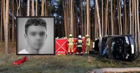 Bartek miał tylko 16 lat. Auto wpadło w drzewa. W OSP "był wzorem"