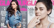 Naturalna Mila Kunis na okładce "Glamour"