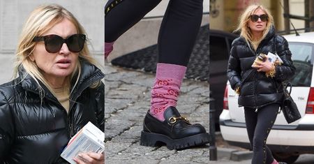 Monika Olejnik podbija stolicę w skarpetkach Gucci za TYSIĄC ZŁOTYCH (ZDJĘCIA)