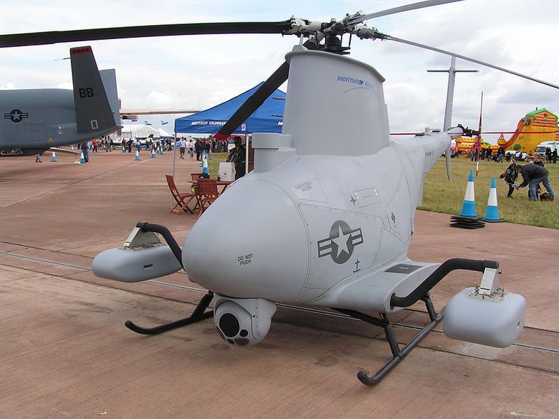 Interakcja bezzałogowca z helikopterem 3