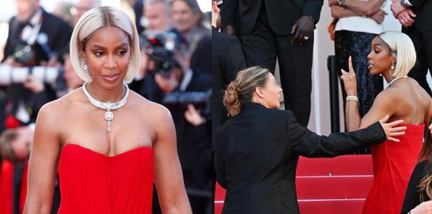Wściekła Kelly Rowland ZBESZTAŁA ochroniarza w Cannes! "Nie obchodzi ją, czy wyjdzie na divę" (WIDEO)