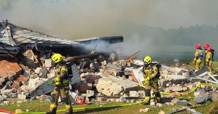 Tragiczny finał akcji ratunkowej w Miłkowie-Kolonii. Pod gruzami znaleziono ciało mężczyzny
