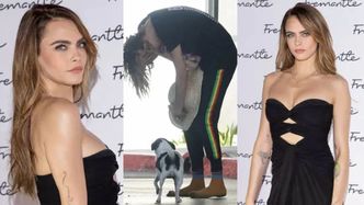 Promienna Cara Delevingne NIEŚMIAŁO uśmiecha się na evencie w Cannes. Wróciła do formy? (ZDJĘCIA)