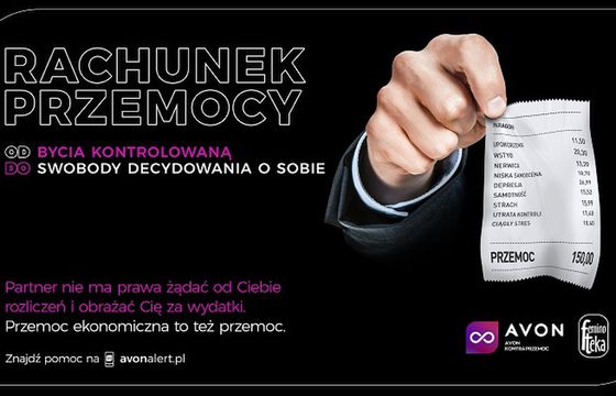 Avon i Feminoteka w kampanii #RachunekPrzemocy poruszają problem przemocy ekonomicznej