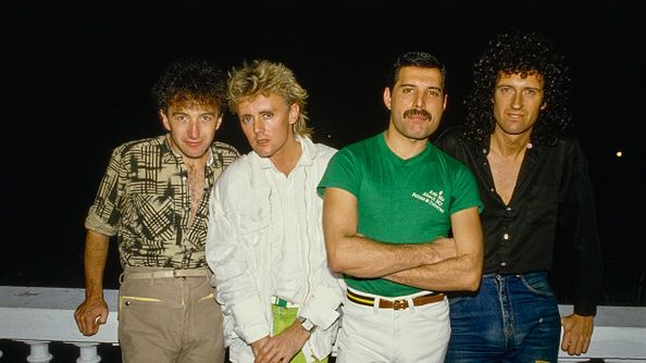 John Deacon, Roger Taylor, Freddie Mercury Brian May z Queen 