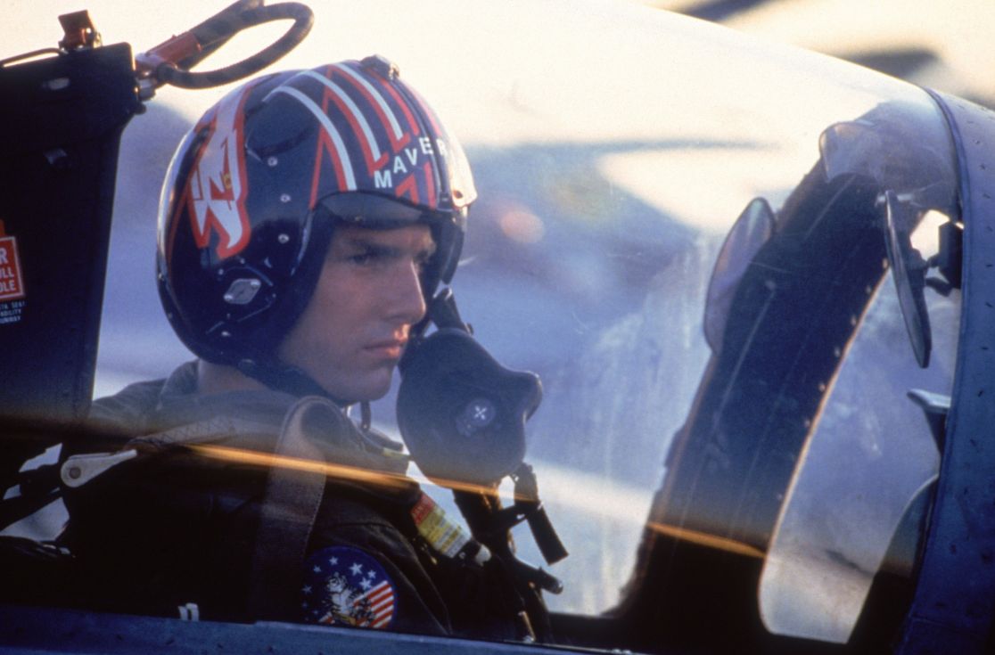 Tom Cruise w "Top Gun" (1986)