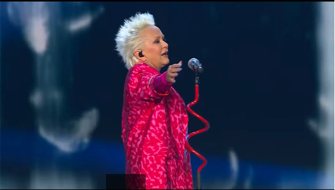 Małgorzata Ostrowska na koncercie w TVP