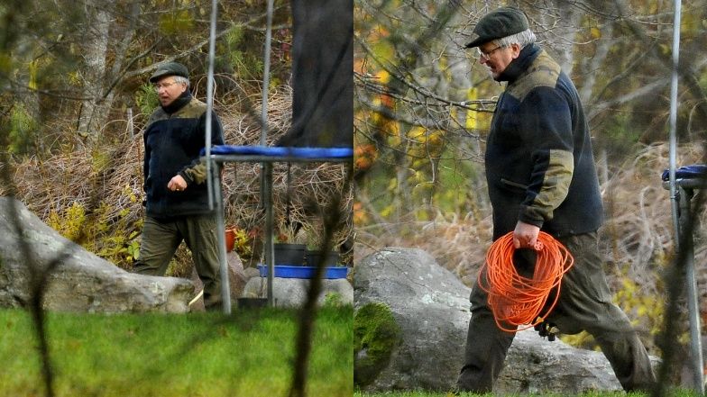 Komorowscy doglądają działki