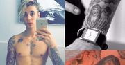 Justin Bieber usuwa tatuaż z twarzą Seleny! (ZDJĘCIA)