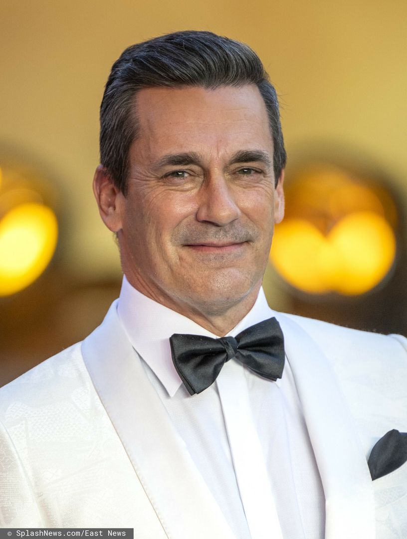 Jon Hamm na brytyjskiej premierze filmu "Top Gun: Maverick"
