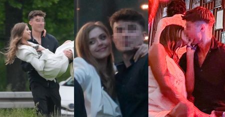 Ukochany Joanny Opozdy o poranku wynosi ją NA RĘKACH z warszawskiego klubu (ZDJĘCIA)