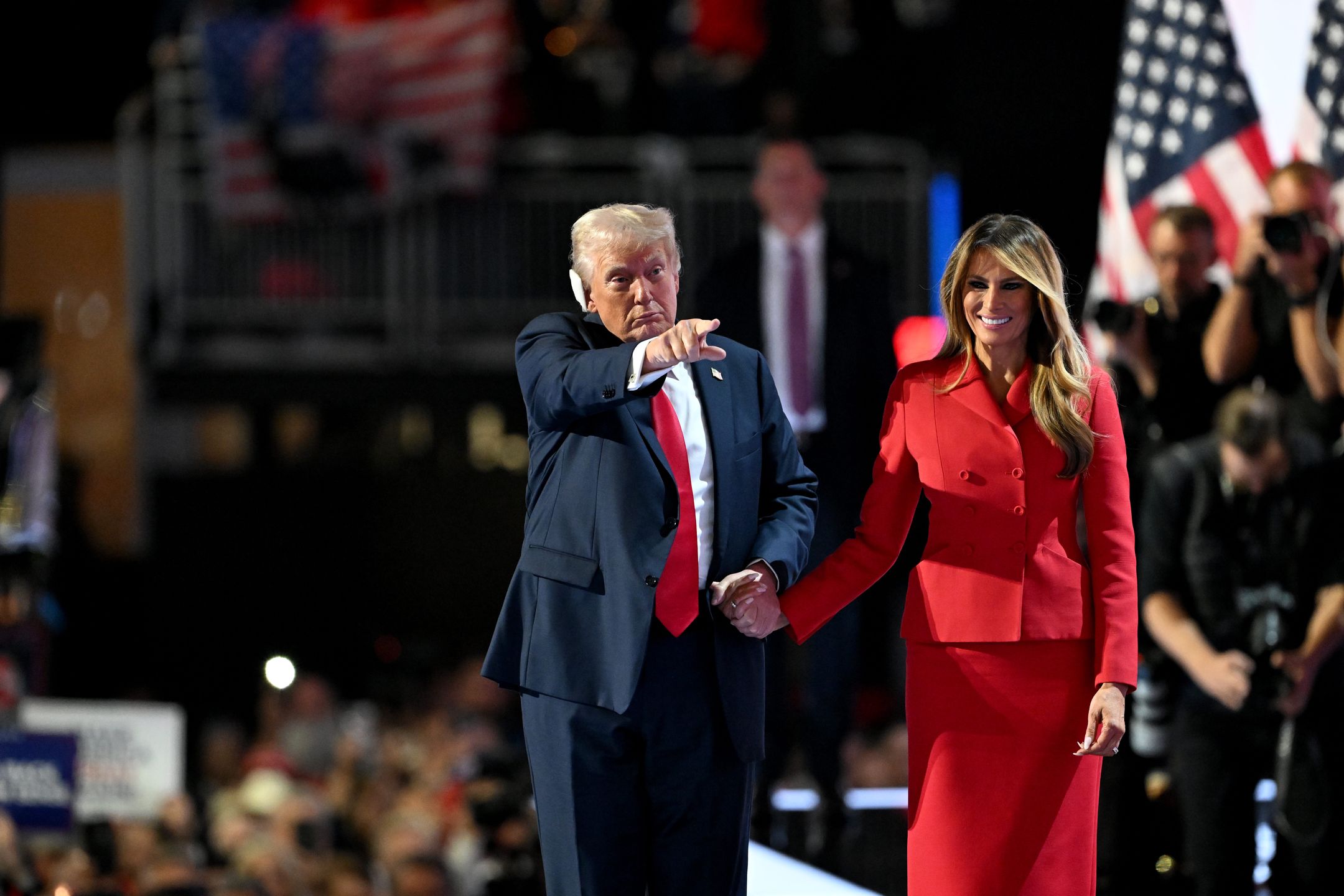 Donald Trump z żoną