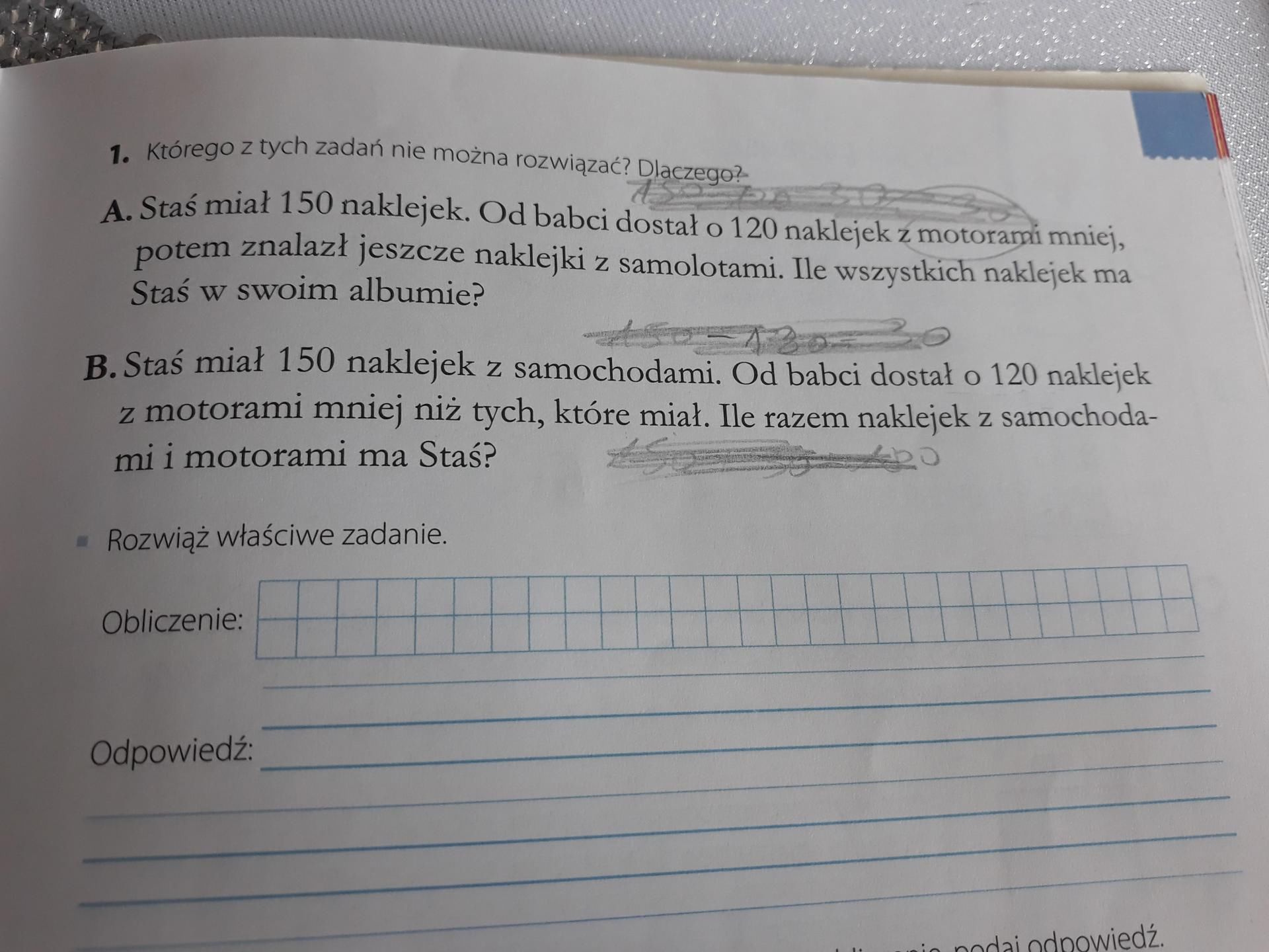 Zadanie bez rozwiązania