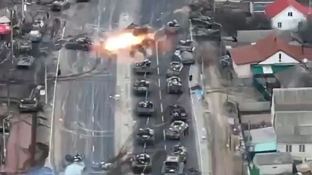 W Browarach pod Kijowem doszło do rzezi rosyjskich czołgów