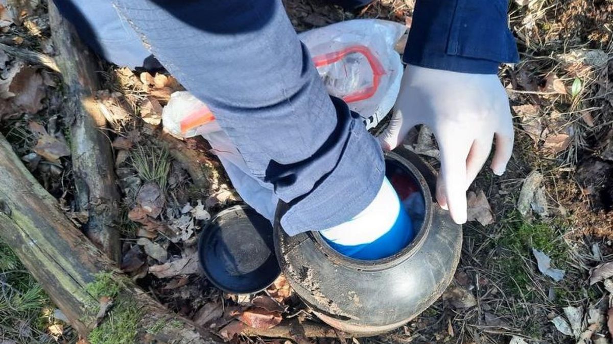 Policjanci z Leszna dokonali ciekawego odkrycia w lesie 