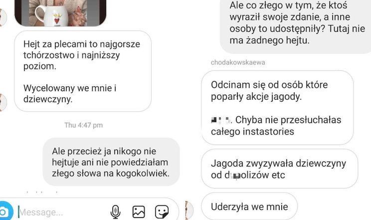 Wiadomości Ewy Chodakowskiej do byłej ambasadorki