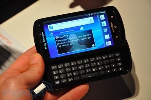 Sony Ericsson Xperia Pro w rękach pierwszych testerów