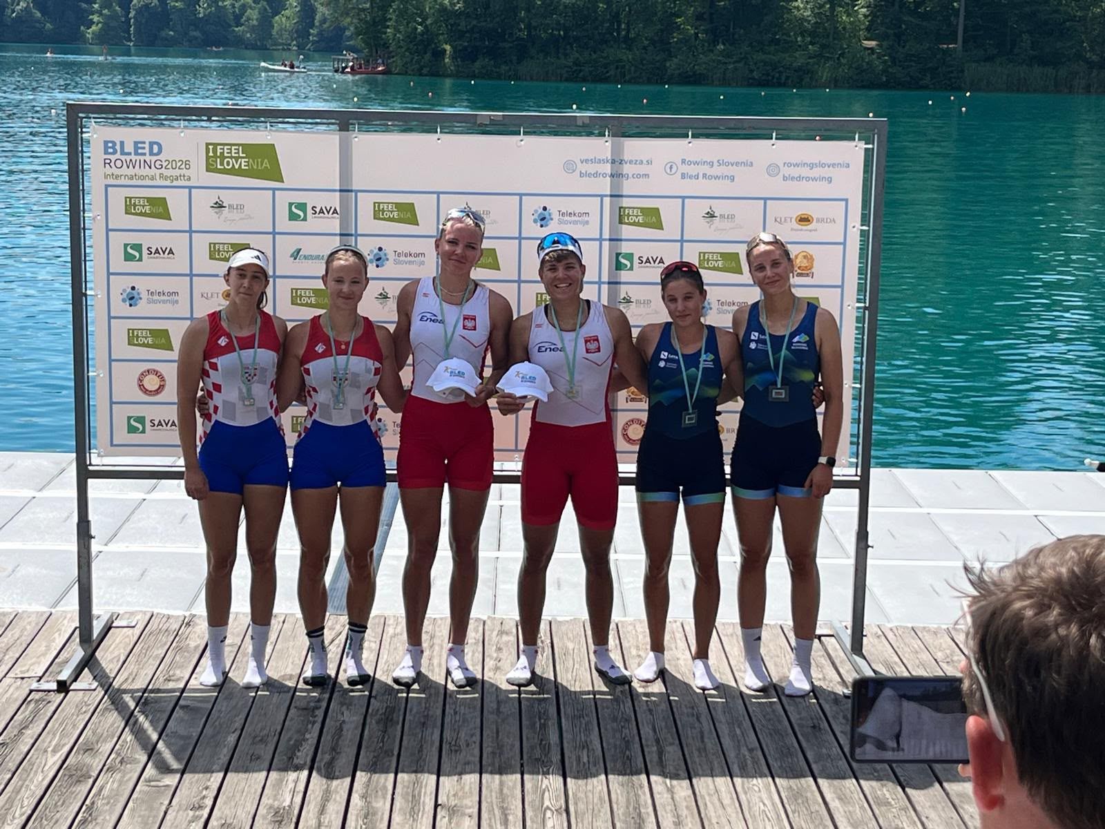  Daria Dolna i Natalia Chodulska na podium 