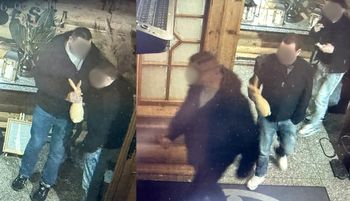 "Gangu Olsena nie pozdrawiamy". Nagrało się, jak wychodzili z lokalu