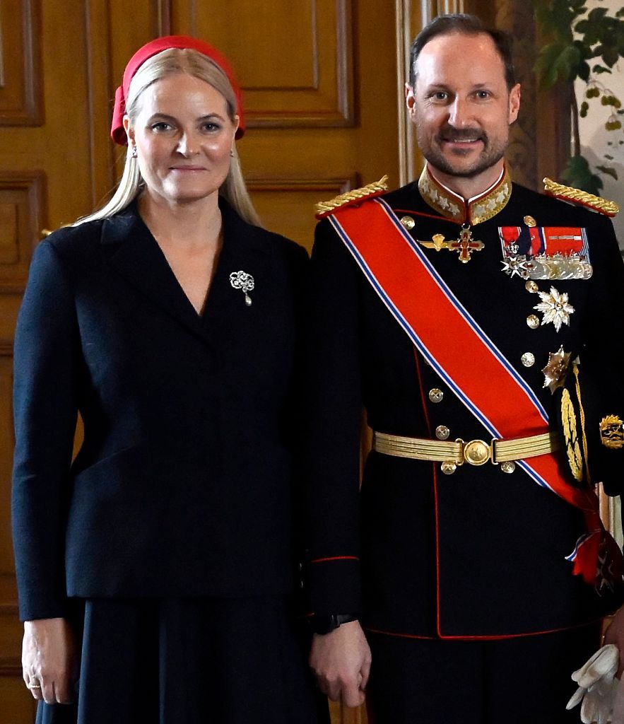 Król Haakon i królowa Mette-Marit