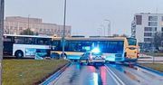 Słupsk: Zderzenie dwóch autobusów. Dwie osoby trafiły do szpitala