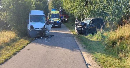 Wypadek na Pomorzu. Trzy osoby ranne. 9-latka w szpitalu