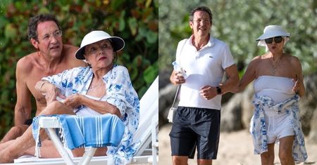 90-letnia Joan Collins wypoczywa z MŁODSZYM o 33 lata mężem na karaibskich wakacjach (ZDJĘCIA)
