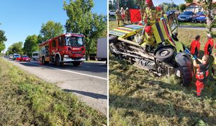 Jechali pomóc po wypadku. Dramat na S17