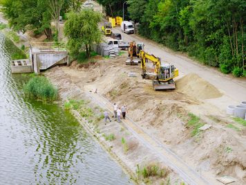 Bulwary wiślane w Płocku zmieniają się. Widać już pierwsze efekty przebudowy