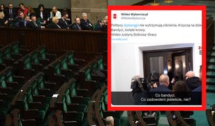 Przepychanka na korytarzu w Sejmie. Politycy PiS ostro do dziennikarzy