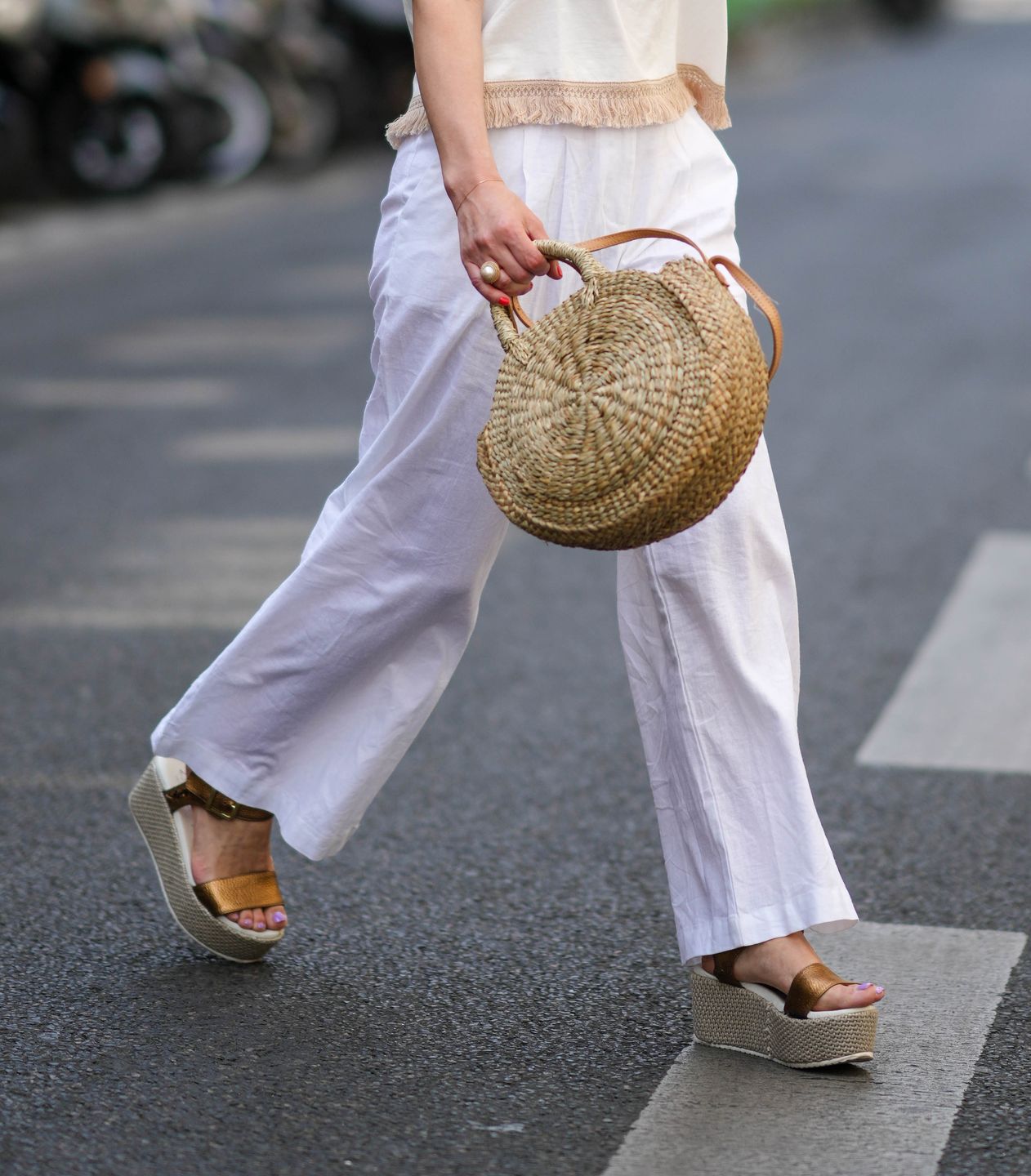 Espadryle na koturnie