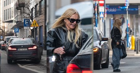 Monika Olejnik wyposażona w worek Chanel za 60 TYSIĘCY ZŁOTYCH parkuje swoje bmw w niedozwolonym miejscu i pędzi na zakupy
