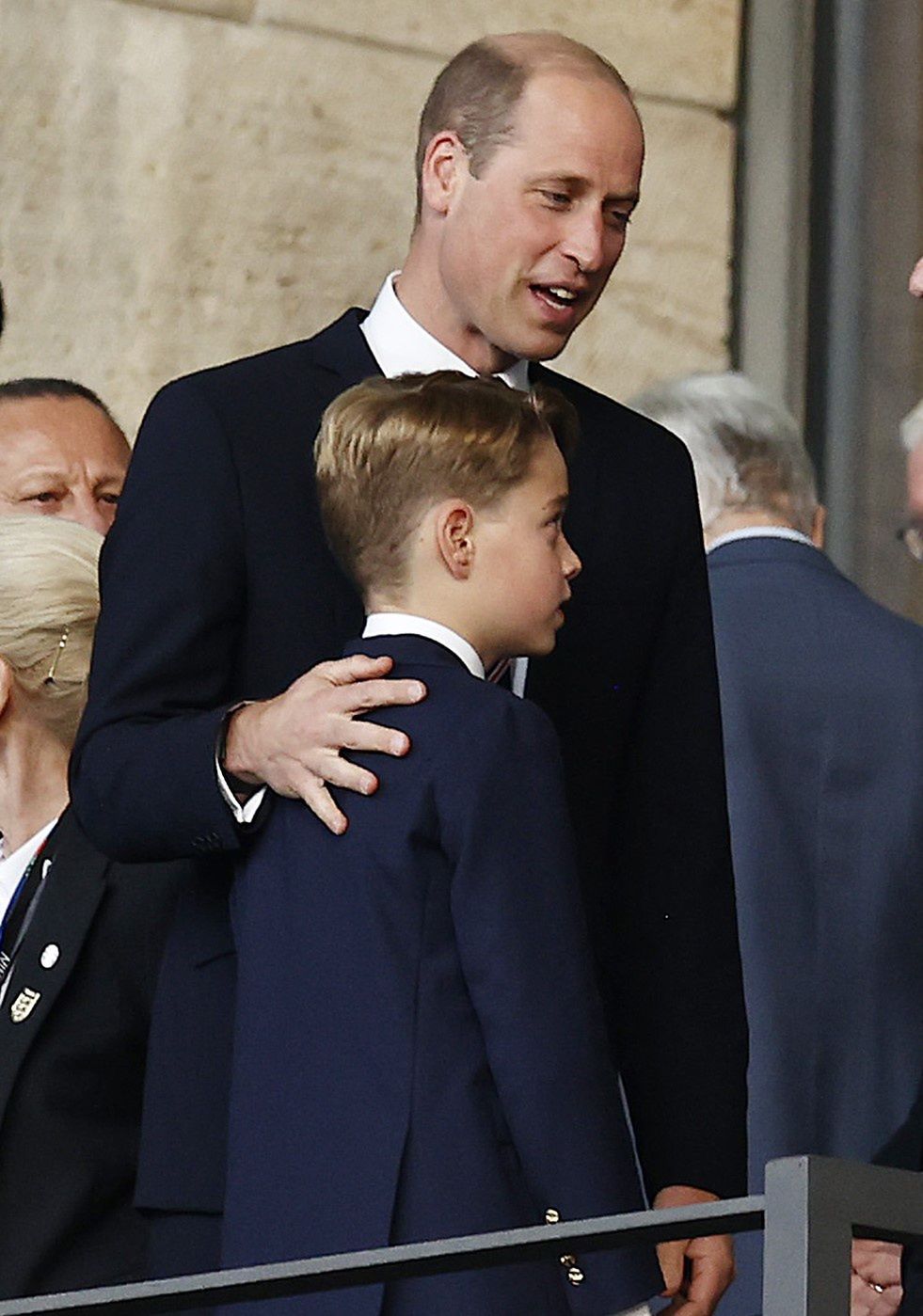 Książę William i książę George kibicują Anglikom w finale Euro 2024