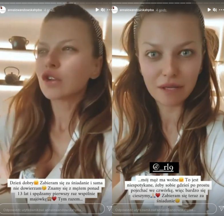 Anna Lewandowska zachwyca się majówką w towarzystwie Roberta