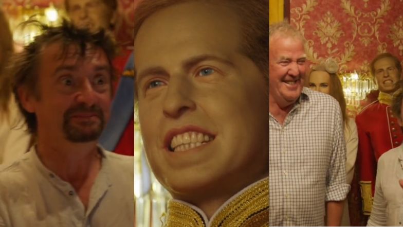 Ekipa "The Grand Tour" w Polsce. Odwiedzili muzeum figur woskowych i zaniemówili