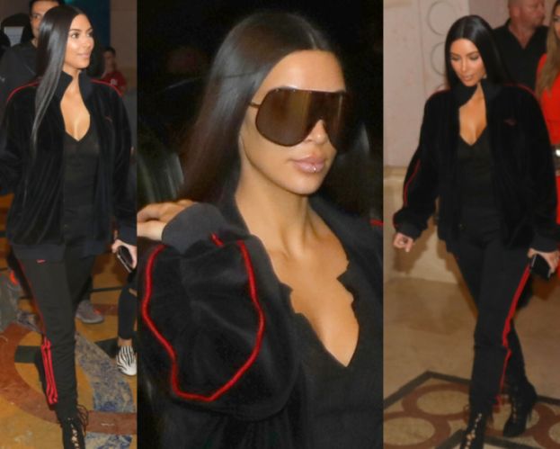 Kim Kardashian poleciała do Dubaju na warsztaty kosmetyczne (ZDJĘCIA)