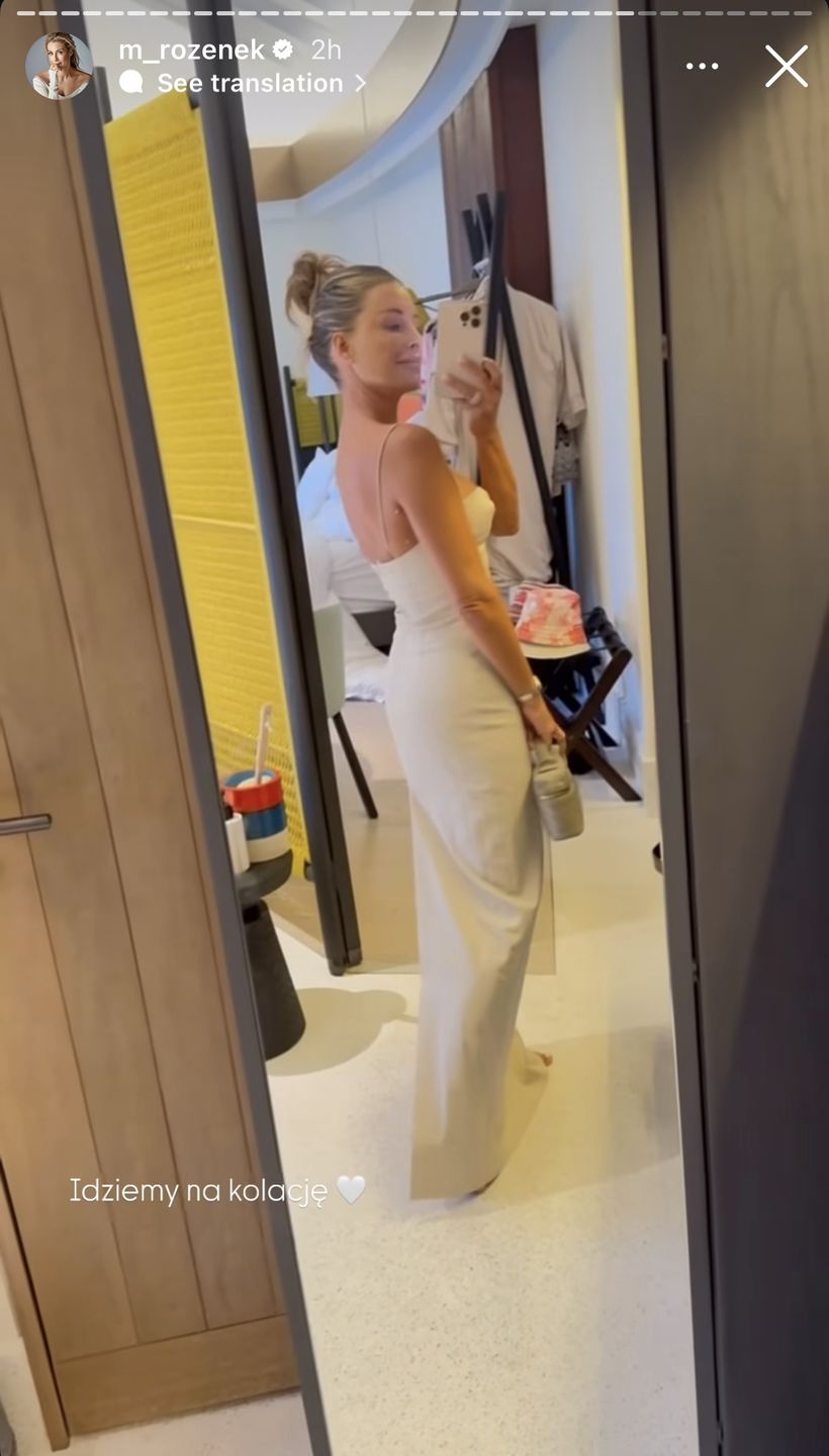 Małgorzata Rozenek na Malediwach
