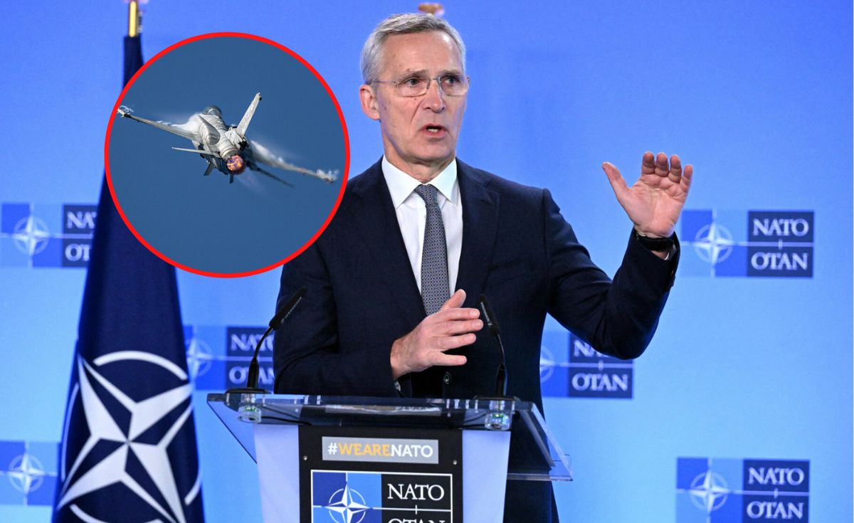 F-16 w Rosji? Szef NATO zabrał głos