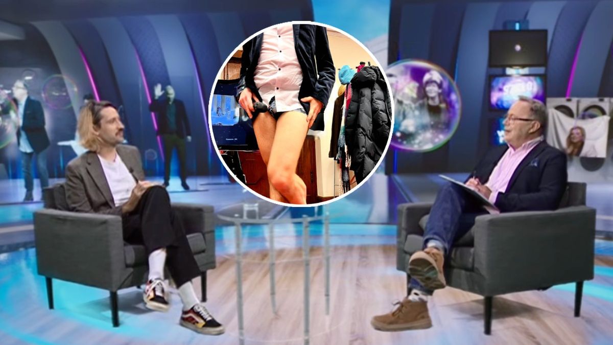 Kadr z programu "Szkło kontaktowe"