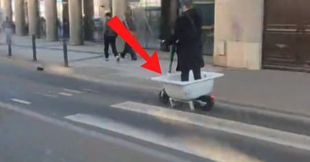 Sceny we Wrocławiu. To nie wytwór AI. Spójrzcie, co wiózł