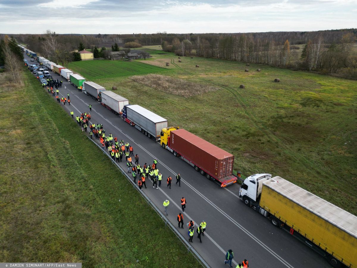 Strajk na granicy polsko-ukraińskiej
