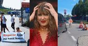 Aktywiści z Ostatniego Pokolenia ZABLOKOWALI przyjazd ekipy Taylor Swift na PGE Narodowy przed jej drugim koncertem! (WIDEO)