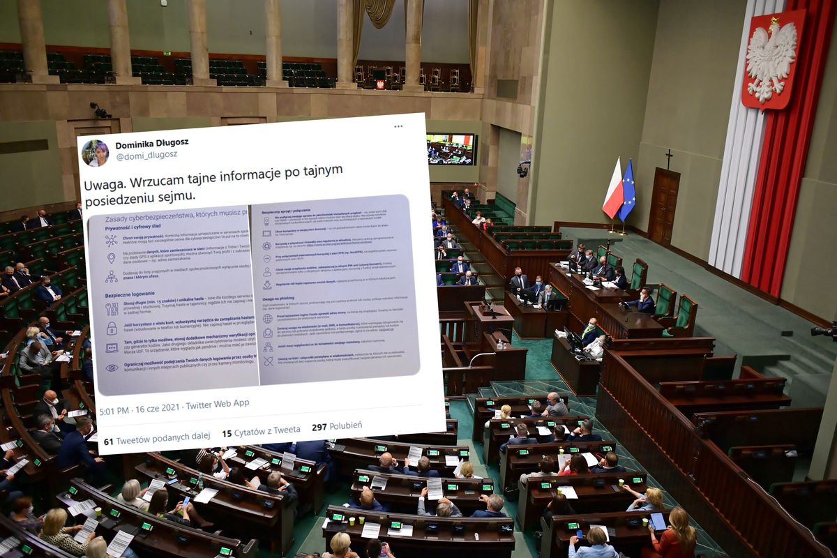 Sejm. Posłowie otrzymali instrukcję dotyczącą cyberbezpieczeństwa