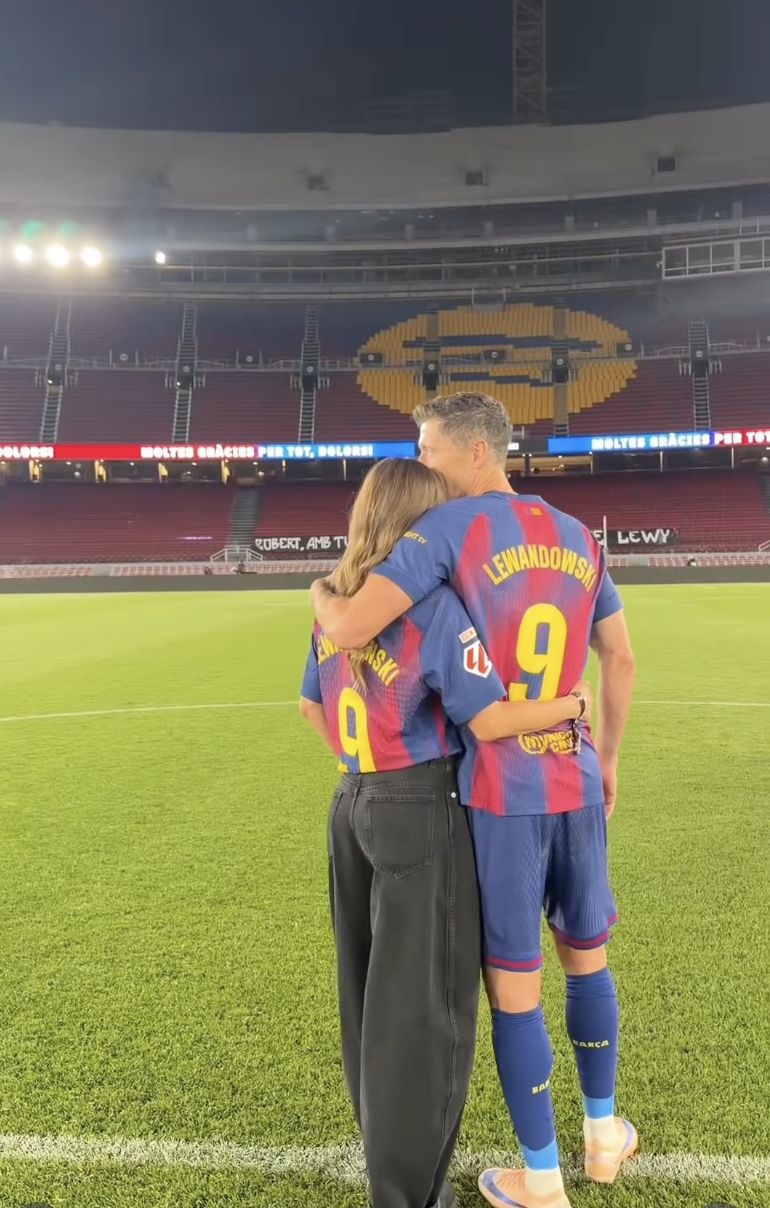 Anna i Robert Lewandowscy