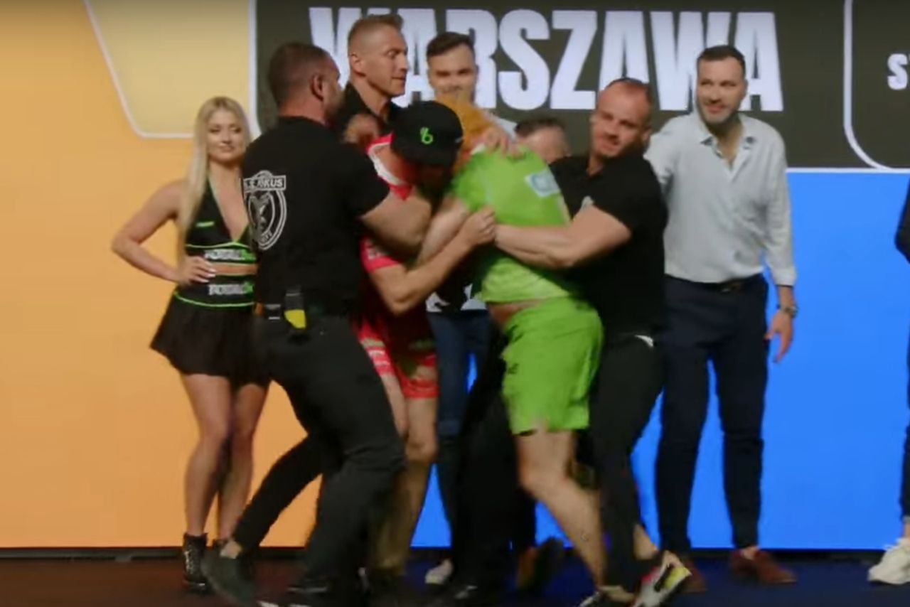 Awantura przed galą w Polsce. Ochroniarze nie mogli ich rozdzielić